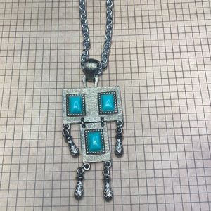 Vintage  Sarah Coventry Modernist Style silvertone Necklace